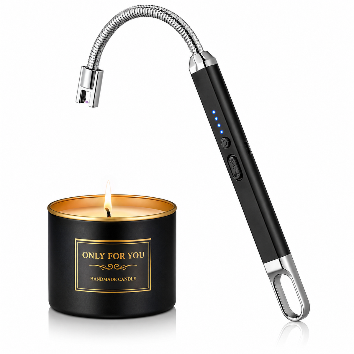 Electric Rechargeable Windproof Candle Lighter