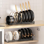 Expandable Pot Pan Lid Cabinet Organizers