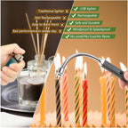 Electric Rechargeable Windproof Candle Lighter