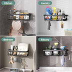 6-Pack Bathroom Organizers and Storage Shelves