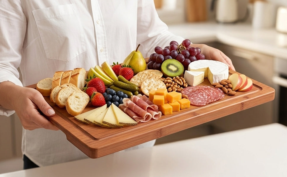 3-Piece Crack-Resistant Wood Cutting Boards