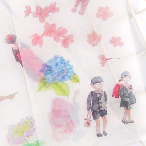 Japanese Cherry Blossom Sticker Set 6 Sheets