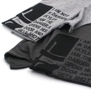 Men's Breaking Bad TV Serial Printed Cotton T-Shirts