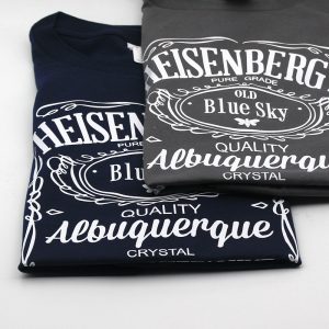 Men's Breaking Bad TV Serial Printed Cotton T-Shirts