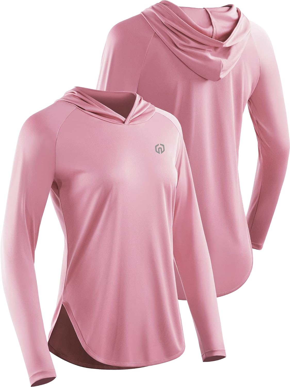 Women'S Sun Protection Running Shirts Workout Athletic Shirts with Hoods - Image 5