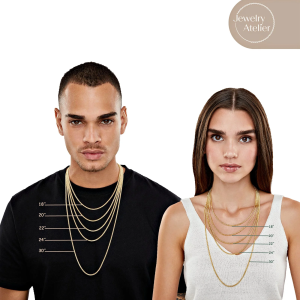 Gold Chain Necklace Collection - 14K Solid Yellow Gold Filled round Wheat/Palm Chain Necklaces for Women and Men with Different Sizes (2.5Mm, or 3.2Mm)